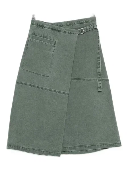 Fustă din denim Tela până la genunchi albastru