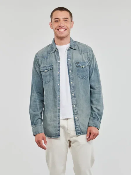 Cămașă Polo Ralph Lauren cowboy albastru