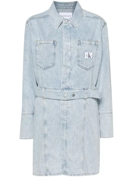 Sukienka jeansowa Calvin Klein Jeans niebieska