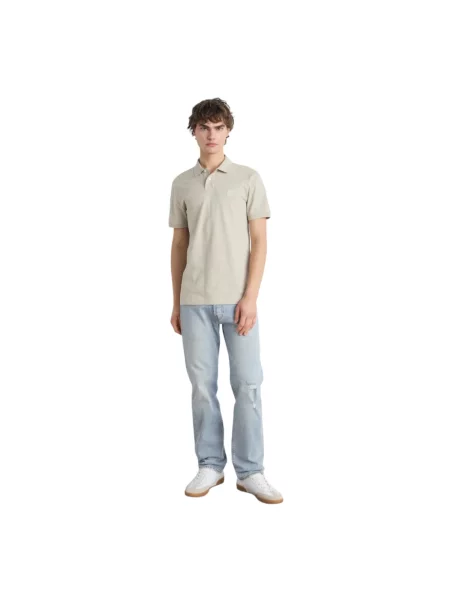 Koszulka polo Hugo Boss beżowa