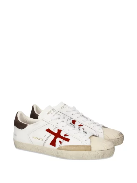 Sneakerși Premiata cu autograf alb