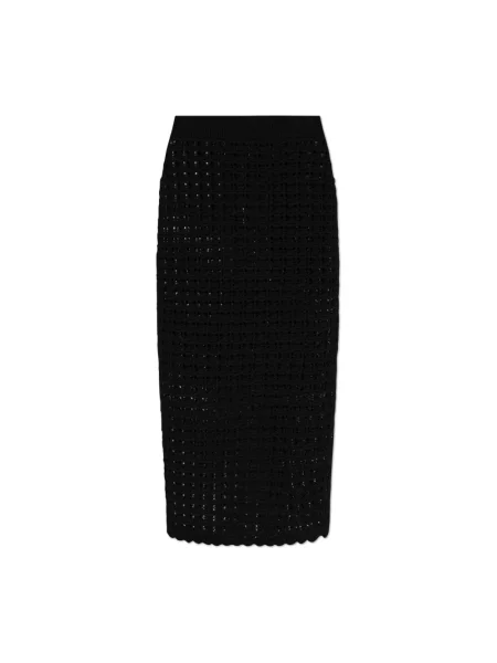 Spódnica Dolce And Gabbana wełniana czarna