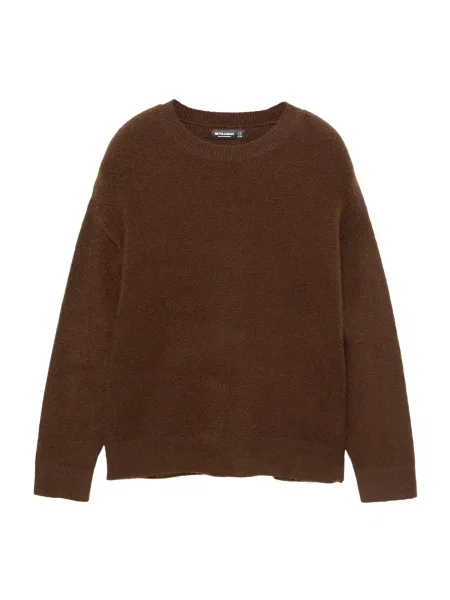 Pull&Bear Pulover ciocolatiu