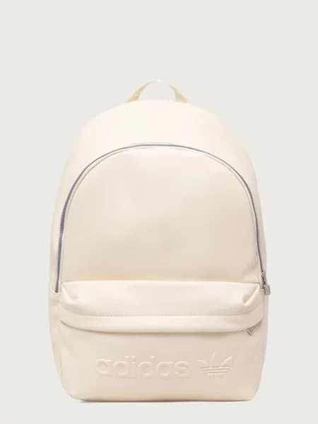 Adidas Originals rucsac cu imitație de piele Classic alb