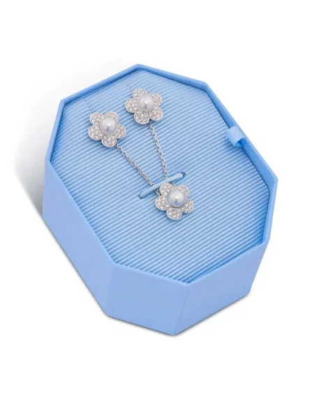 Ilgaauliai batai Swarovski balta