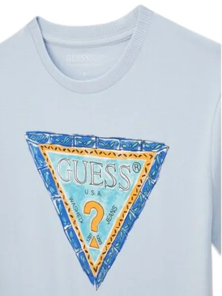Guess Póló Regular Fit kék