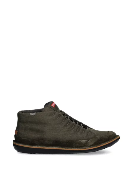 Sneakerși Camper cu șireturi din dantelă verde
