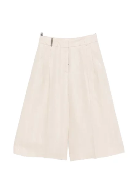 Pantaloni scurți Peserico plisate