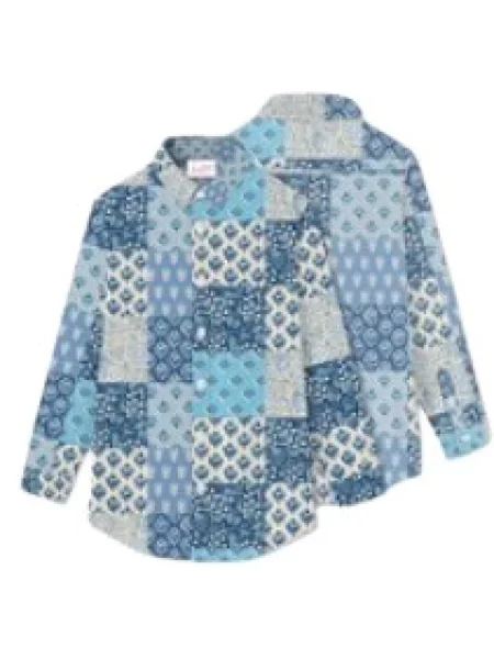 Koszula Mc2 Saint Barth niebieska