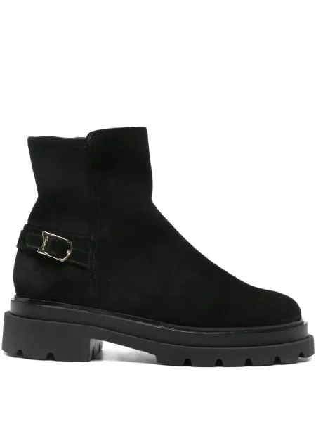 Botine Santoni cu cataramă negru