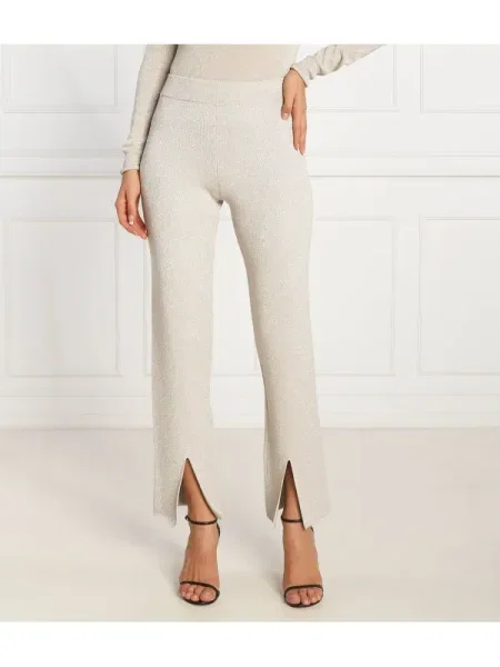 Liviana Conti Pantaloni de tricot bej