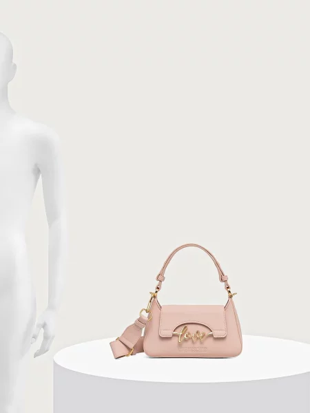 Кожаная сумка Love Moschino