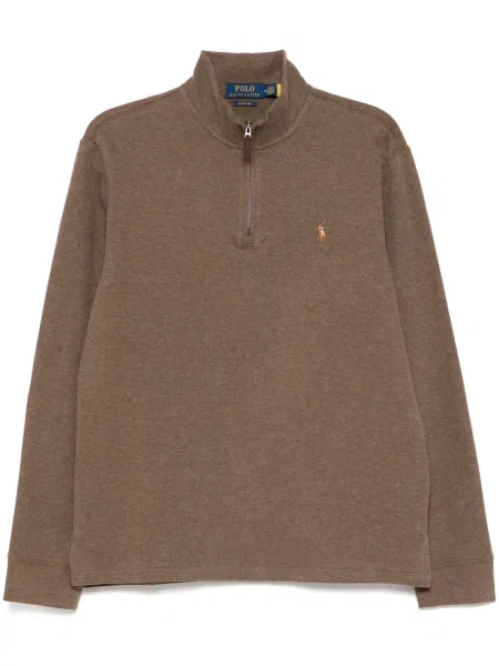 Pulover Polo Ralph Lauren cu mâneci lungi lung albastru