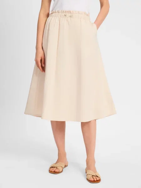 Comma casual identity Spódnica Kobiety jednolity 34 beżowy