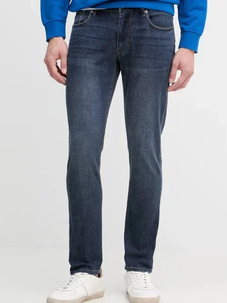 Emporio Armani blugi slim fit pentru bărbați albastru