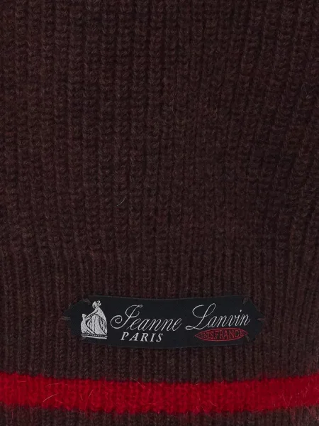 Pulover Lanvin de lână cu dungi maro