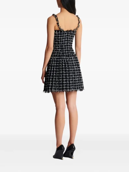 Rochie Balmain din tweed de costum negru
