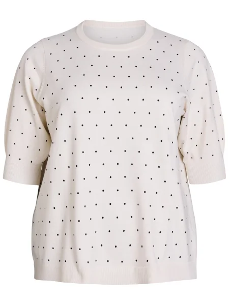 Zizzi Pulover MSanni negru alb