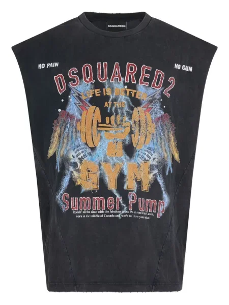Tricou Dsquared2 cu imagine negru
