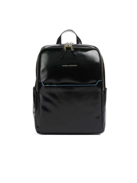 Torebka skórzana Piquadro skórzana czarna