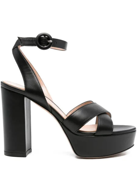 Sandale Gianvito Rossi cu platformă negru