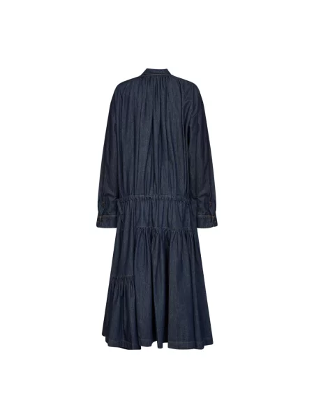 Sukienka Dries Van Noten niebieska