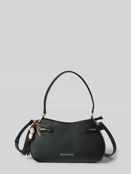 Torba na ramię z detal z logo model NIVALIS RE' Valentino czarna