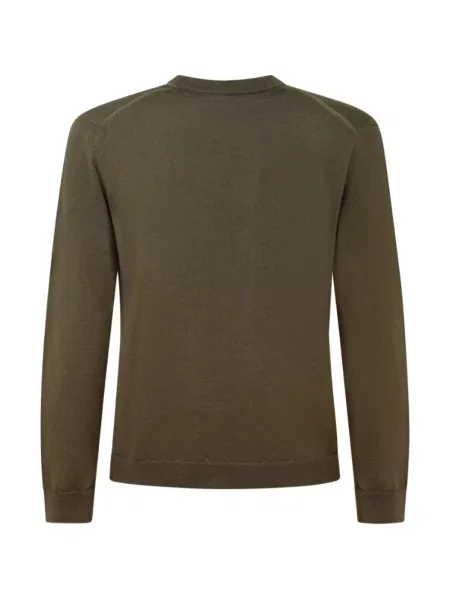 Sweter Woolrich wełniany zielony
