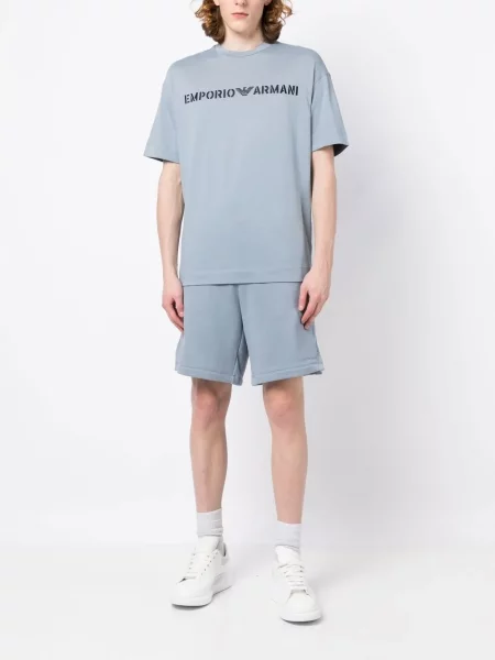 Juosmuo bermuda šortai Emporio Armani mėlyna