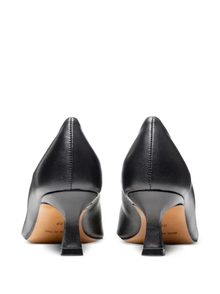 Pantofi cu toc Poche Paris cu cataramă negru