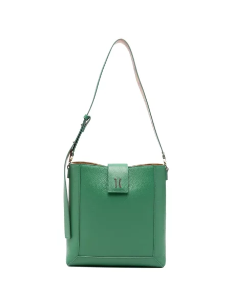 Geantă de mână Alviero Martini 1° Classe din piele verde