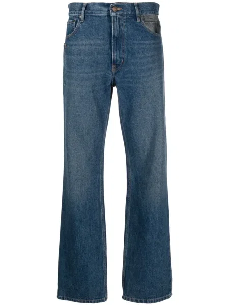 Дънки straight leg Gauchere синьо