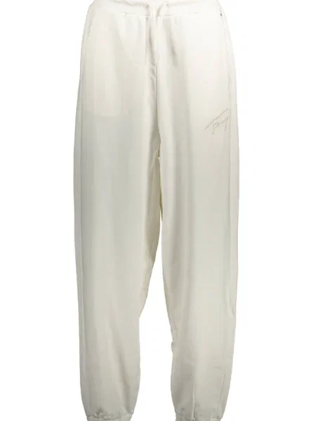 Hlače Tommy Hilfiger bela