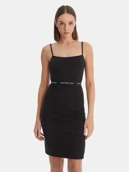Calvin Klein Φόρεμα καθημερινό μαύρο