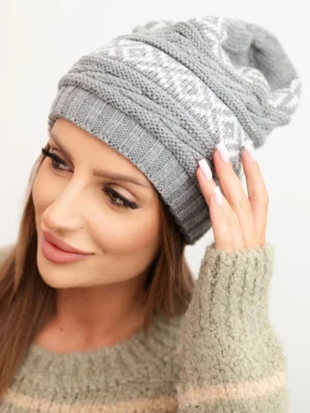 Căciulă Kesi de lână alb