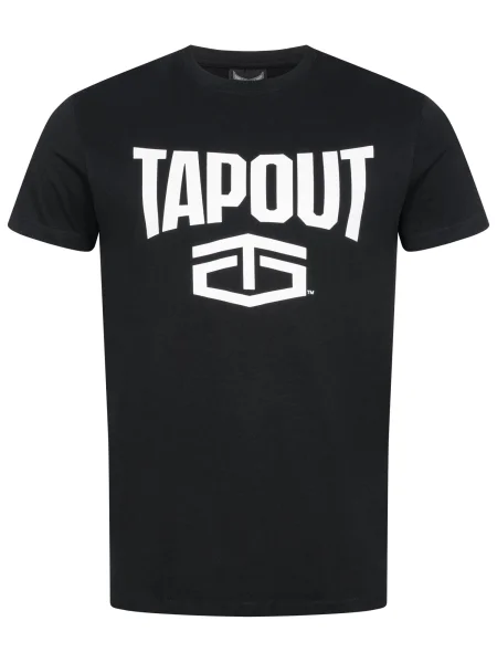 Tapout Majica Active crna bijela