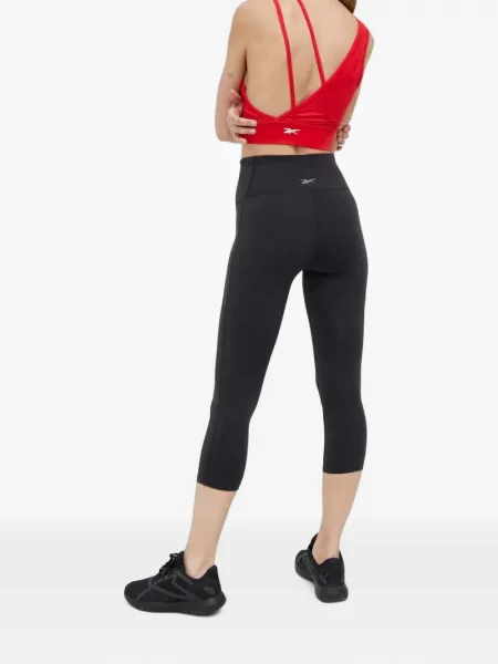 Decupat pantaloni Reebok negru