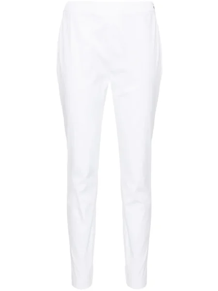 Pantaloni Fabiana Filippi din poplin alb