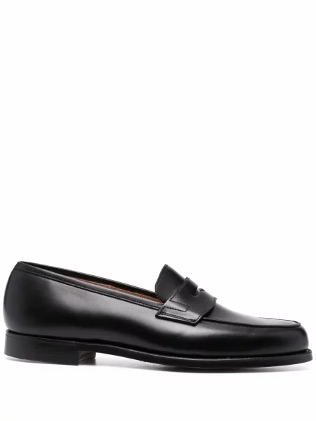 Pantofi loafer Crockett & Jones din piele negru