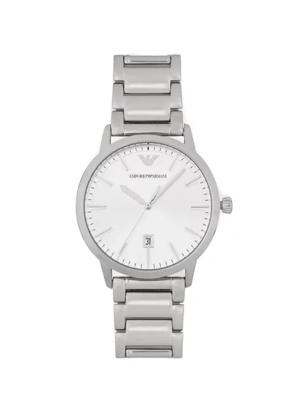 Ceas Emporio Armani cu autograf alb