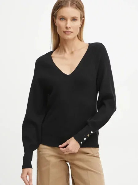 Morgan pulover MPANDA femei light MPANDA negru