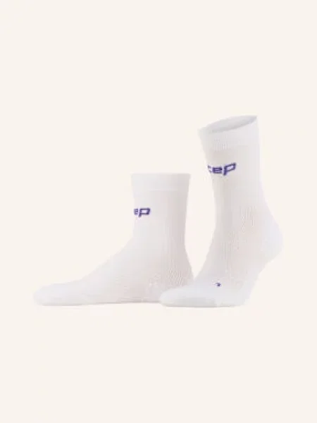 Cep Běžecké Ponožky Core Run Utralight Mid Cut white bílé