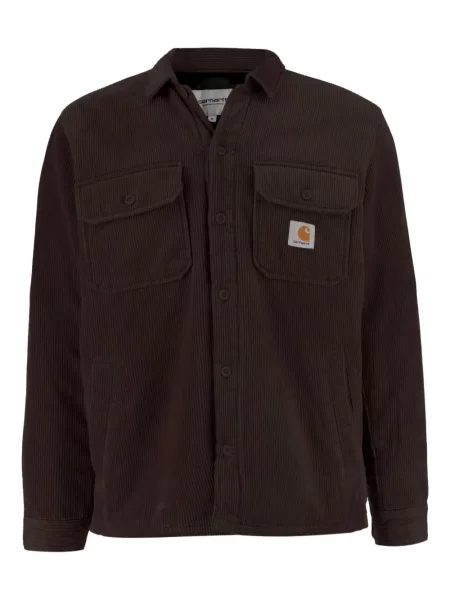 Geacă Carhartt Wip de catifea cord maro