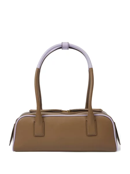 Geantă Paul Smith din piele maro