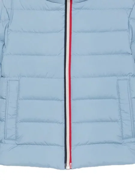 Kurtka dziecięca Moncler Enfant niebieska