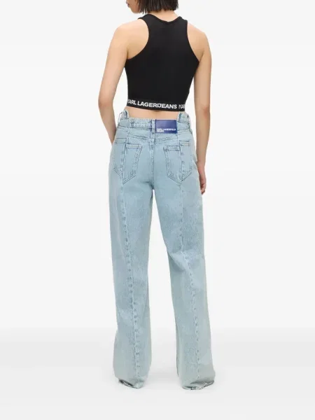 Blugi Karl Lagerfeld Jeans albastru