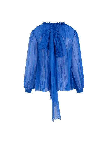 Bluzka Alberta Ferretti niebieska