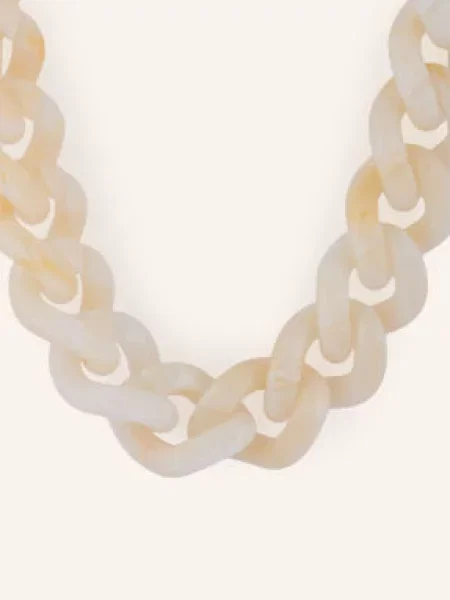 Vanessa Baroni Łańcuszek Flat Chain weiss
