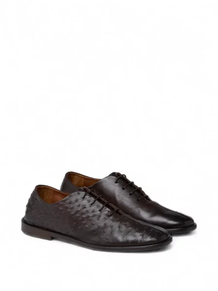 Pantofi derby Marsell din piele maro