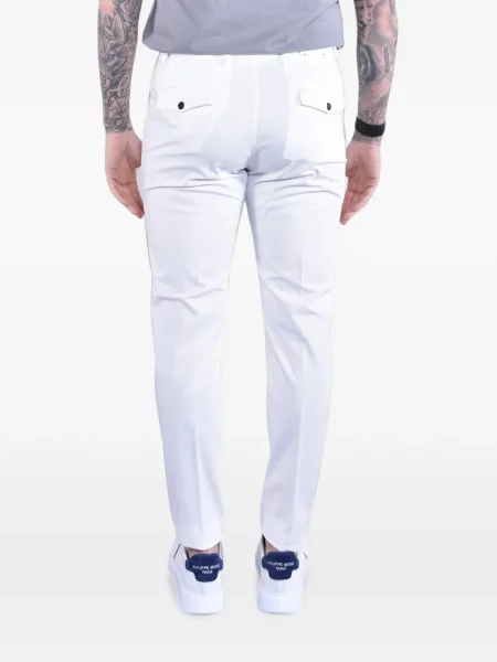 Cu centură pantaloni Eleventy alb